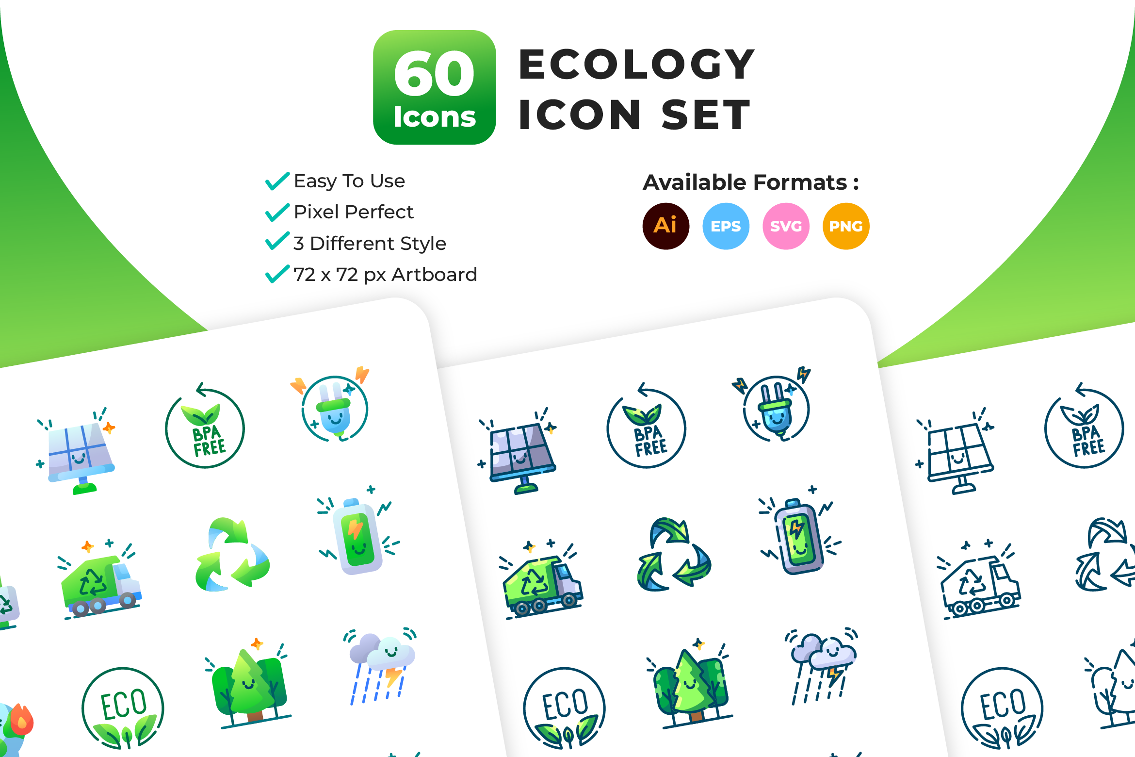 Ecology Icon Set branding design ecology graphic design icon icon design illustration ui ux vector