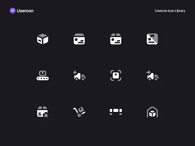 Shipment & Delivery - Line Icon Library box cargo courier delivery design figma icon icon design iconography illustration logistic logo package service shipment shipping ui uiux ux uxercon