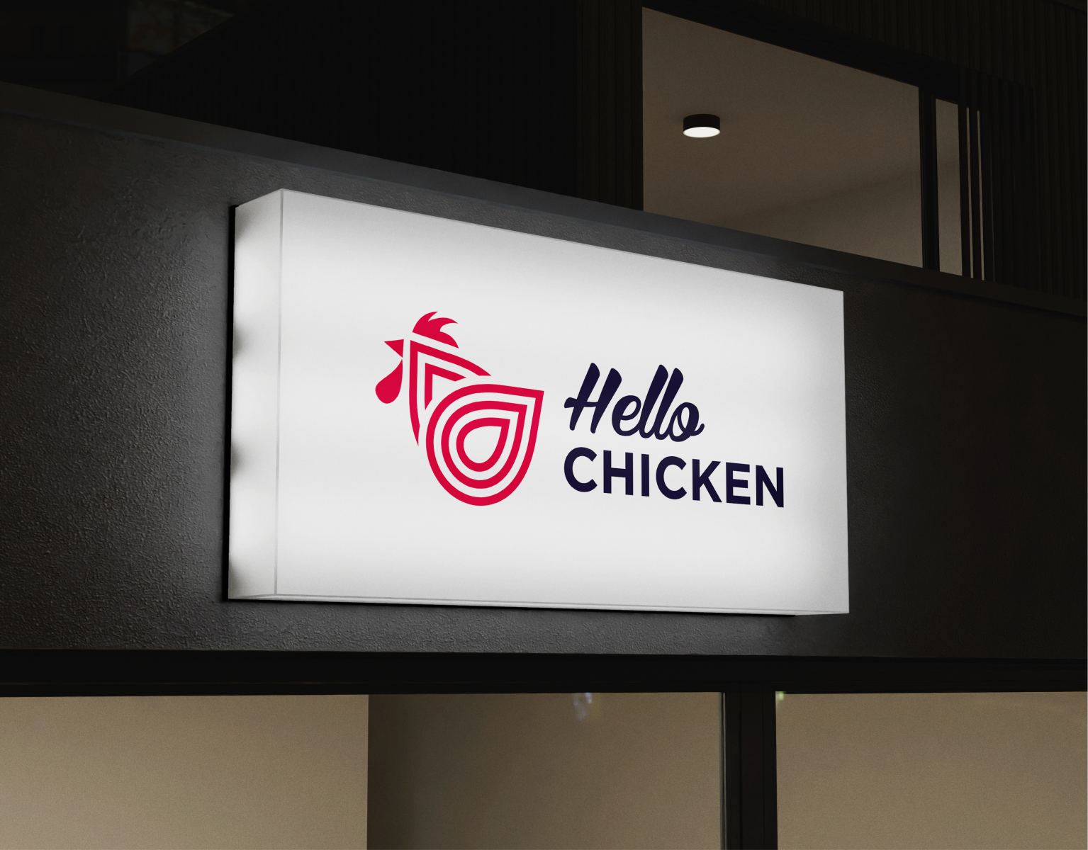 Hello Chicken Logo and Brand Identity brand brand identity brand startegy branding chicken logo food logo garagephic studio graphic design logo logo design vector visual identity