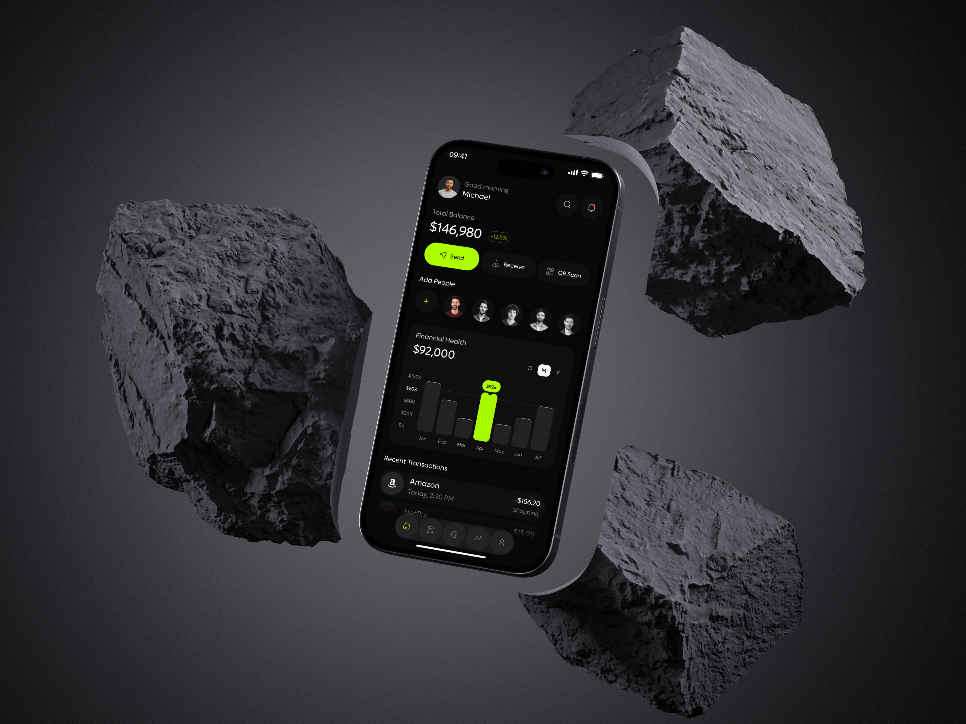 Payment App – Fintech Mobile Banking UI Design banking card e wallet fintech fintech app ios mobile app mobile banking mobile wallet money managment app payment app payment app ui themetags ui uiux wallet