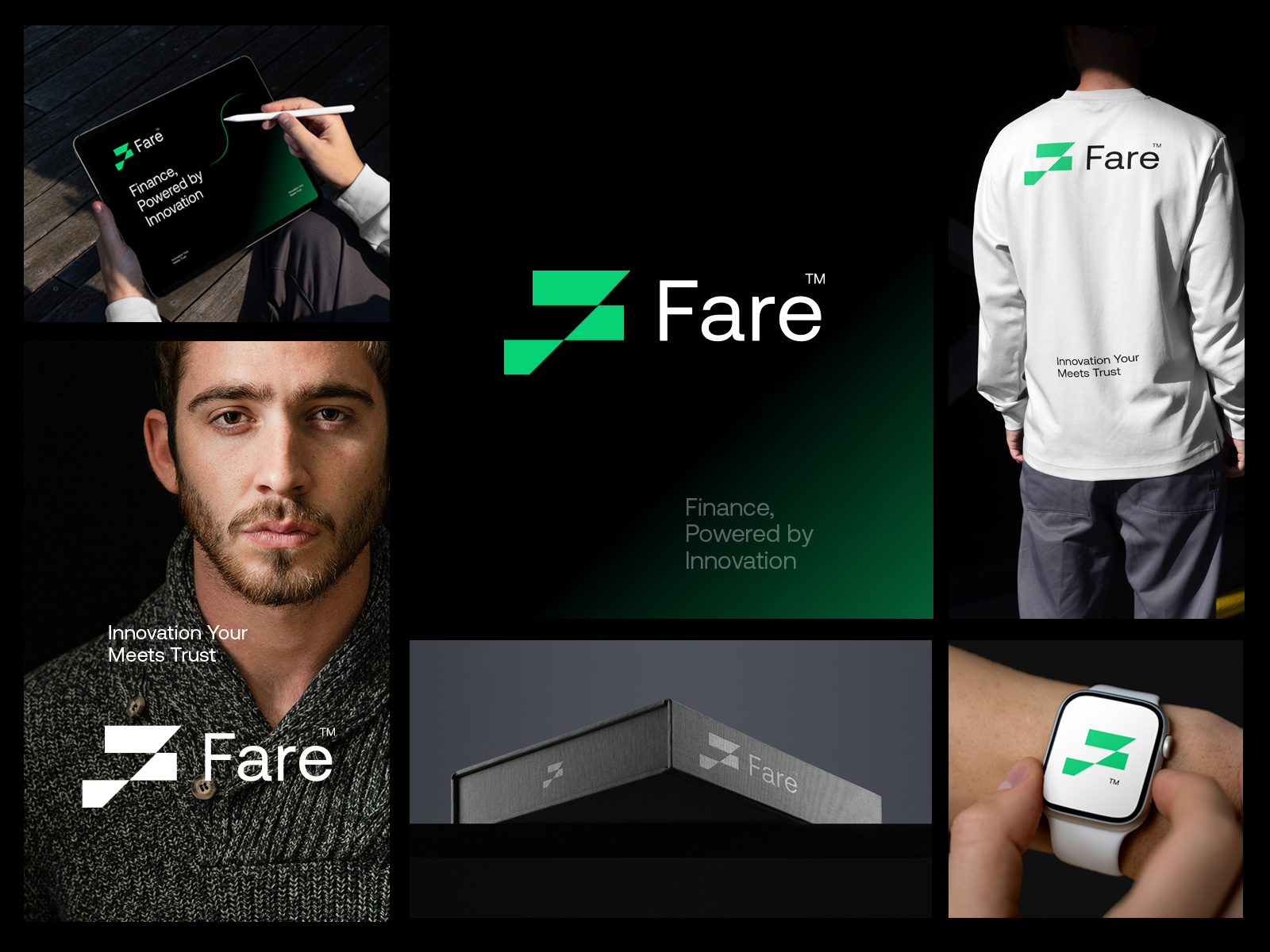Example of Fintech logo, Fare, Logo Design