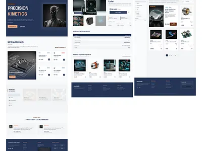 10. D Robotics Shop ui ux web