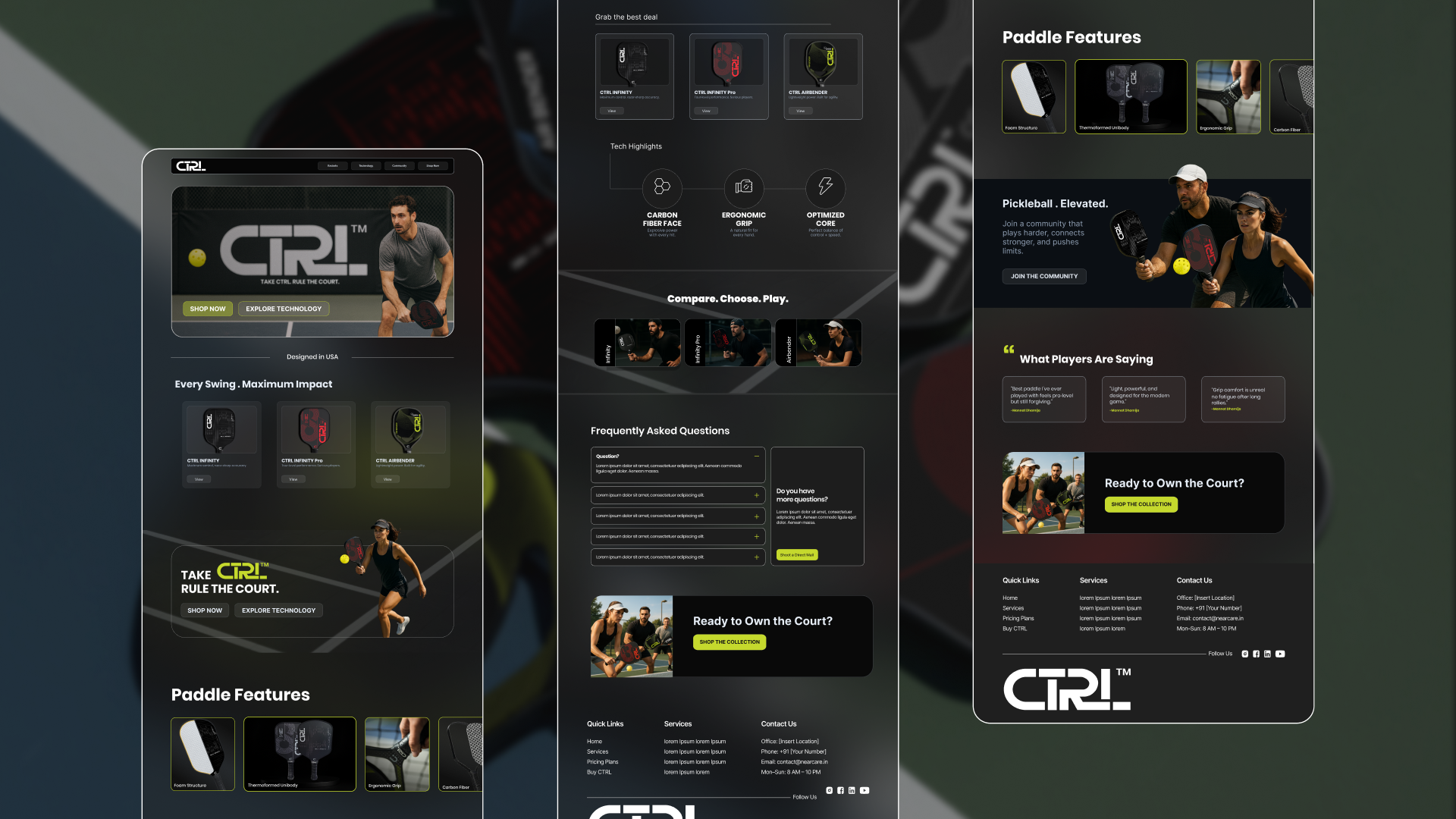 Example of Website Design & Conversion Strategy