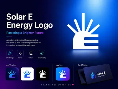 Solar Energy E Letter Logo abstract logo brand logo branding clean branding company logo e letter logo energy logo energy solution company identity letter e logo logo logo design minimal logo modern logo renewable energy solar energy solar logo tech logo technology logo visual identity