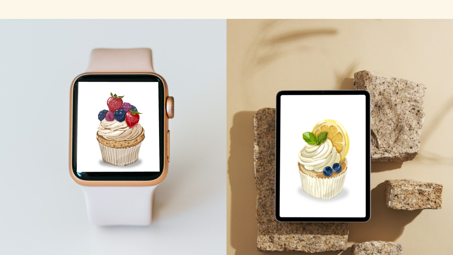 Cupcakes Motion Graphics animation css foodillustration graphic design illustration motion graphics vector
