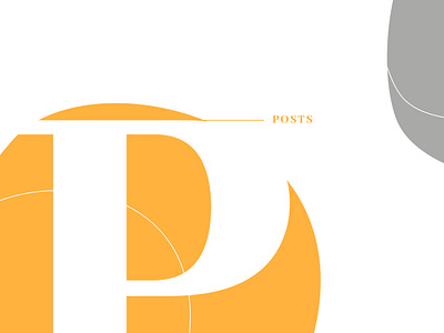 POSTS branding design graphic design logo posts vector