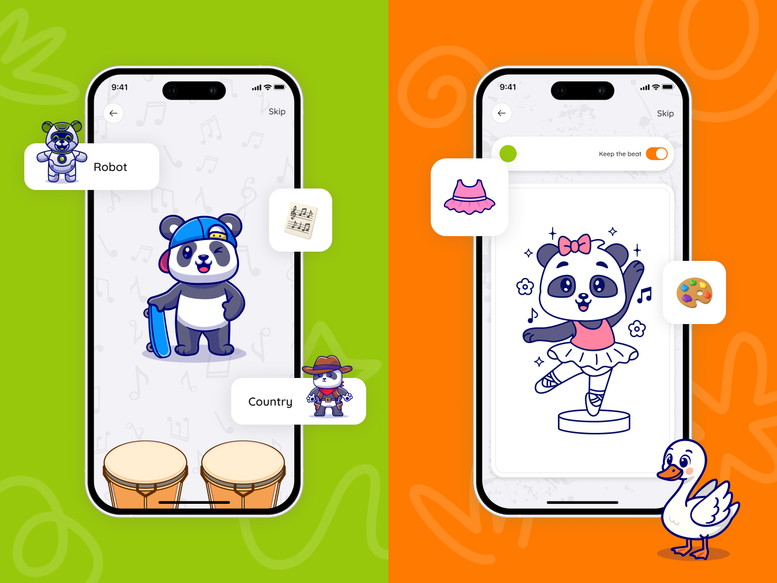 Example of Custom Illustration, Mascots & Icon Sets