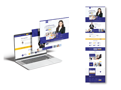 Consultancy Web Page Design ui webpage