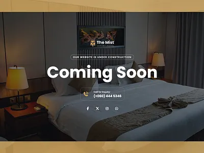 Coming Soon comingsoon comingsoonpage graphic design landingpage layout maintenance maintenancepage page soon ui underconst underconstruction underconstructionwebsite webdesign