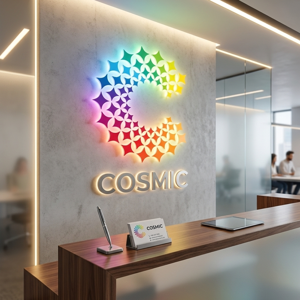 C Stars Colorful Logo branding colorful connect design graphic design letter c logo stars together vector
