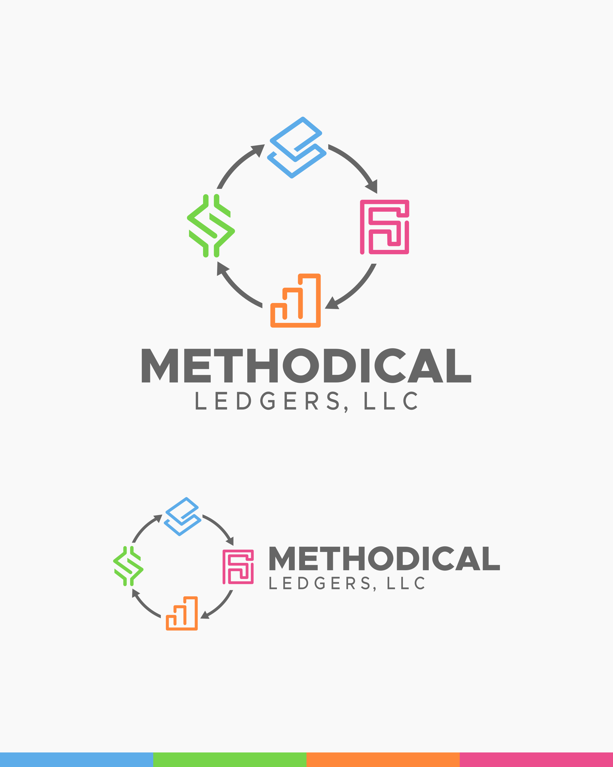 Logo Design for Methodical Ledgers accounting branding business commission design freelance work graphic design graphic designer logo logo design logo design branding logo designer startup vector