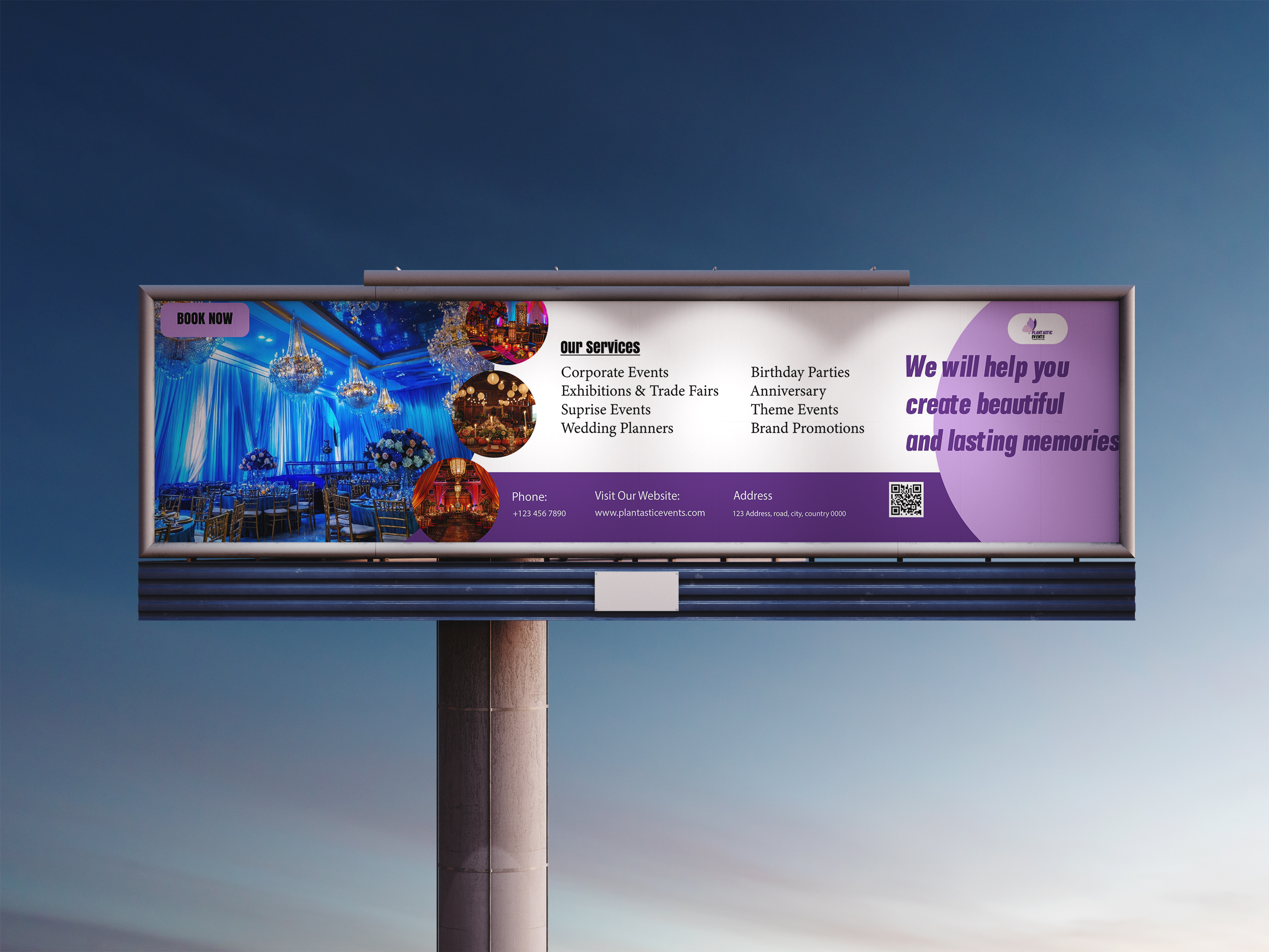 Billboard Sample banner design billboard design branding brochure design design flyer design graphic design poster design social media post