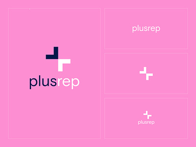 Plusrep Logo Design brand branding color logo creative logo logo logo concept logo mark minimal logo simple logo startup symbol visual identity wordmark
