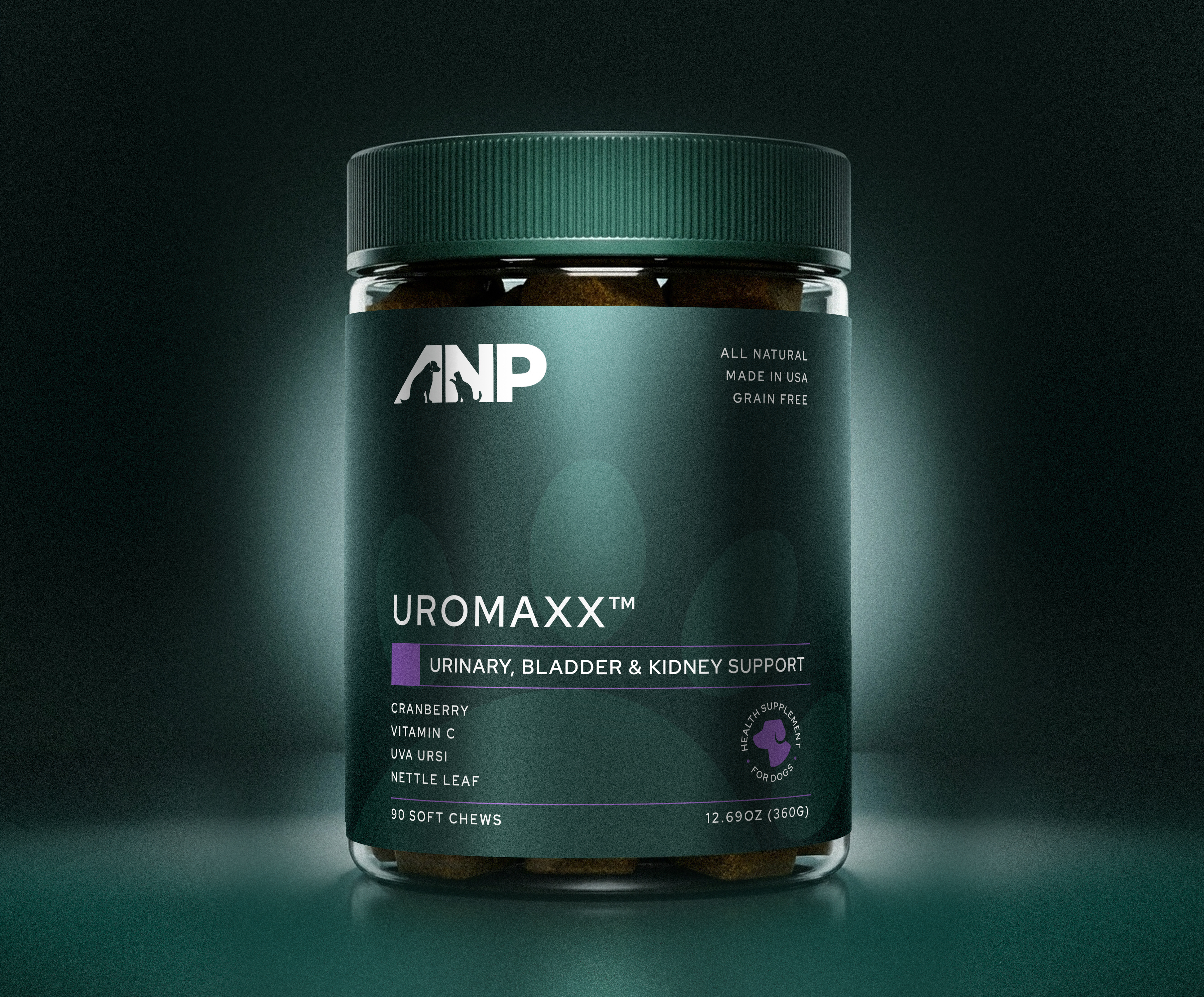ANP UROMAXX - Pet Supplement ✦ Branding and Packaging Design branding label packaging pet supplement