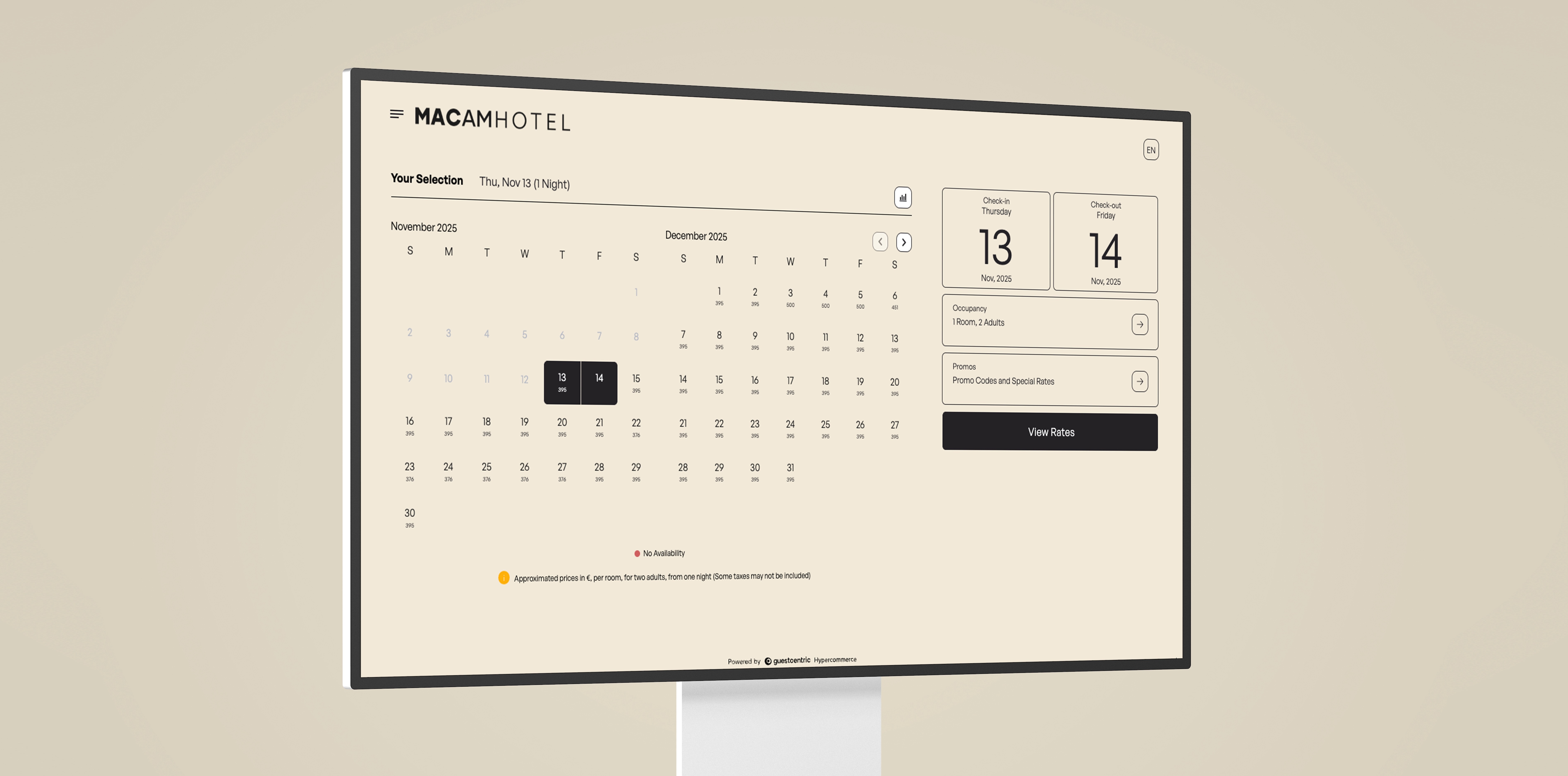 Hotels Booking Engine UI Design