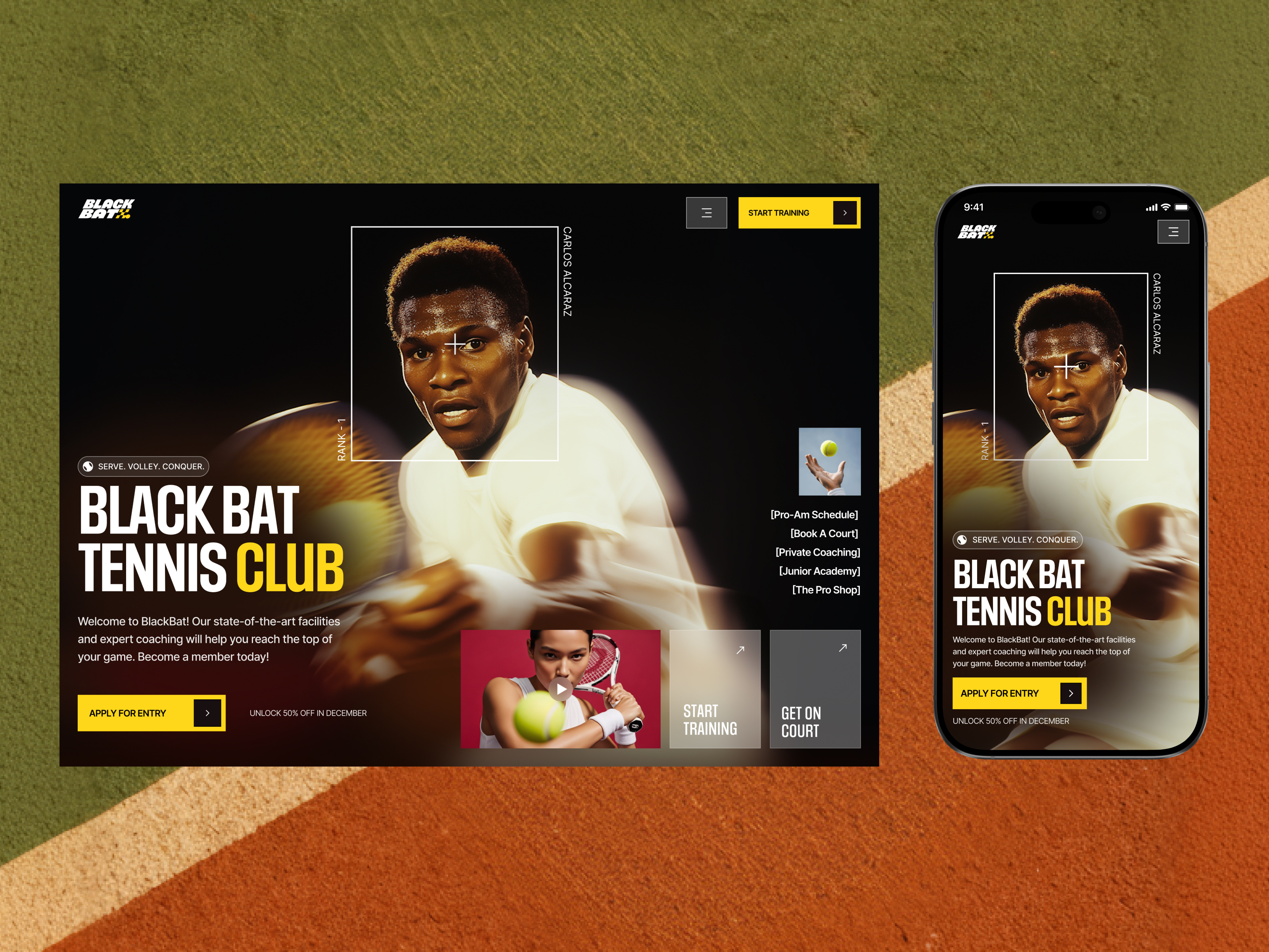 Example of Landing Page Design UI UX & Development