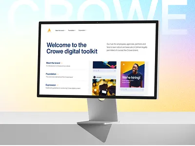 Crowe — Corporate Webflow Website branding cms development figma marketing design marketing web site nocode seo social medi site social media design ui uiux ux webflow webflow development