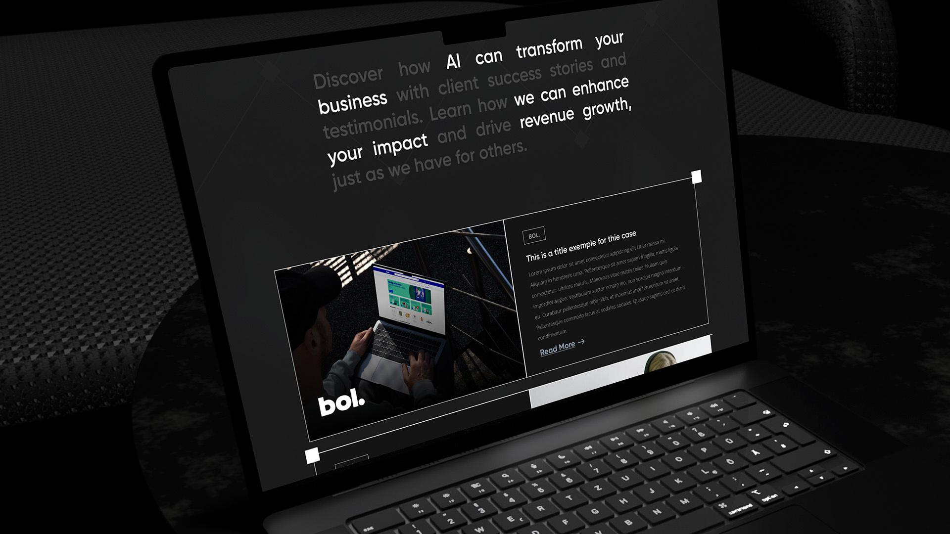 Example of High Fidelity UI/UX & Product Design