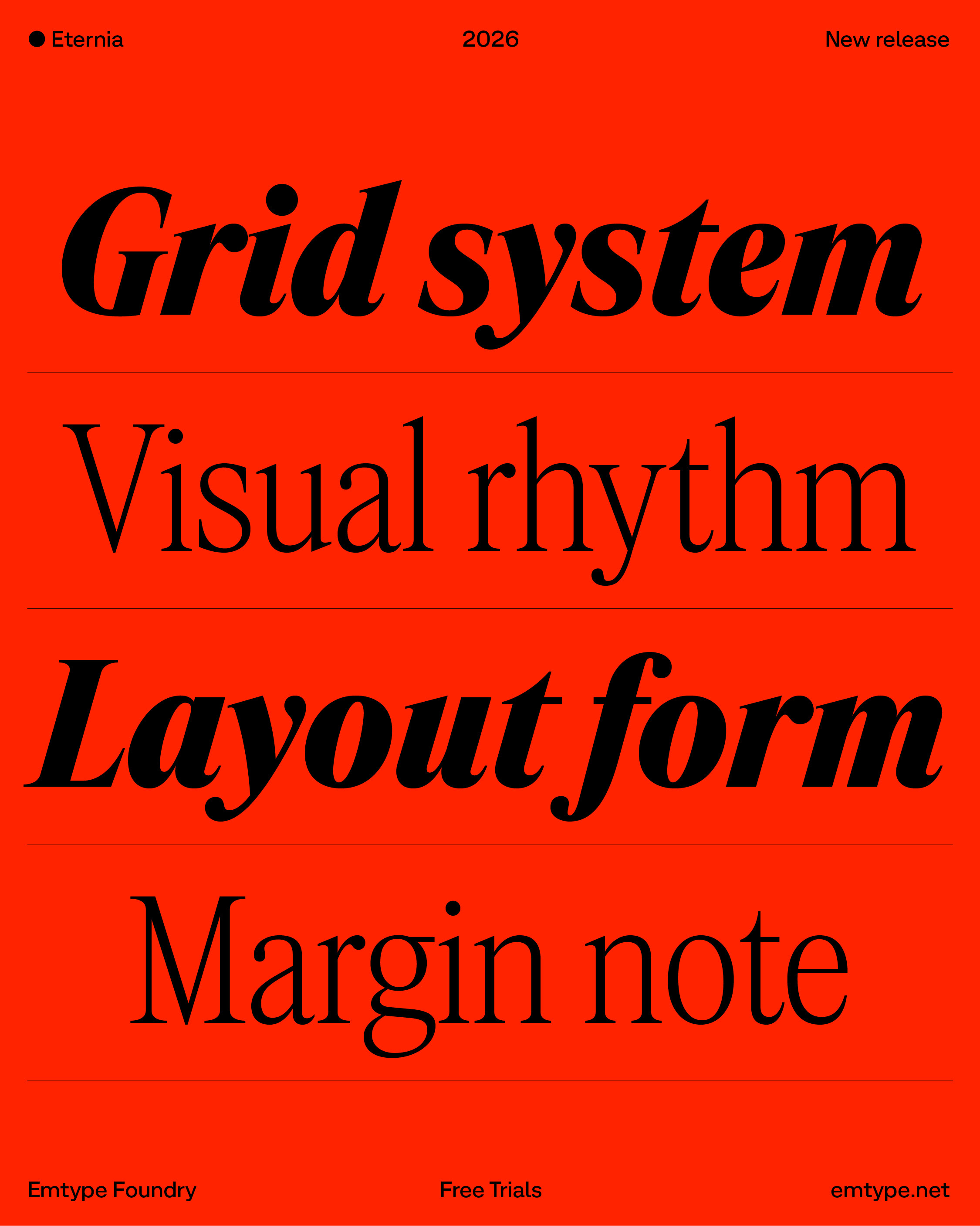 Eternia barcelona black branding design font graphic design logo serif type typeface typography ui v variable