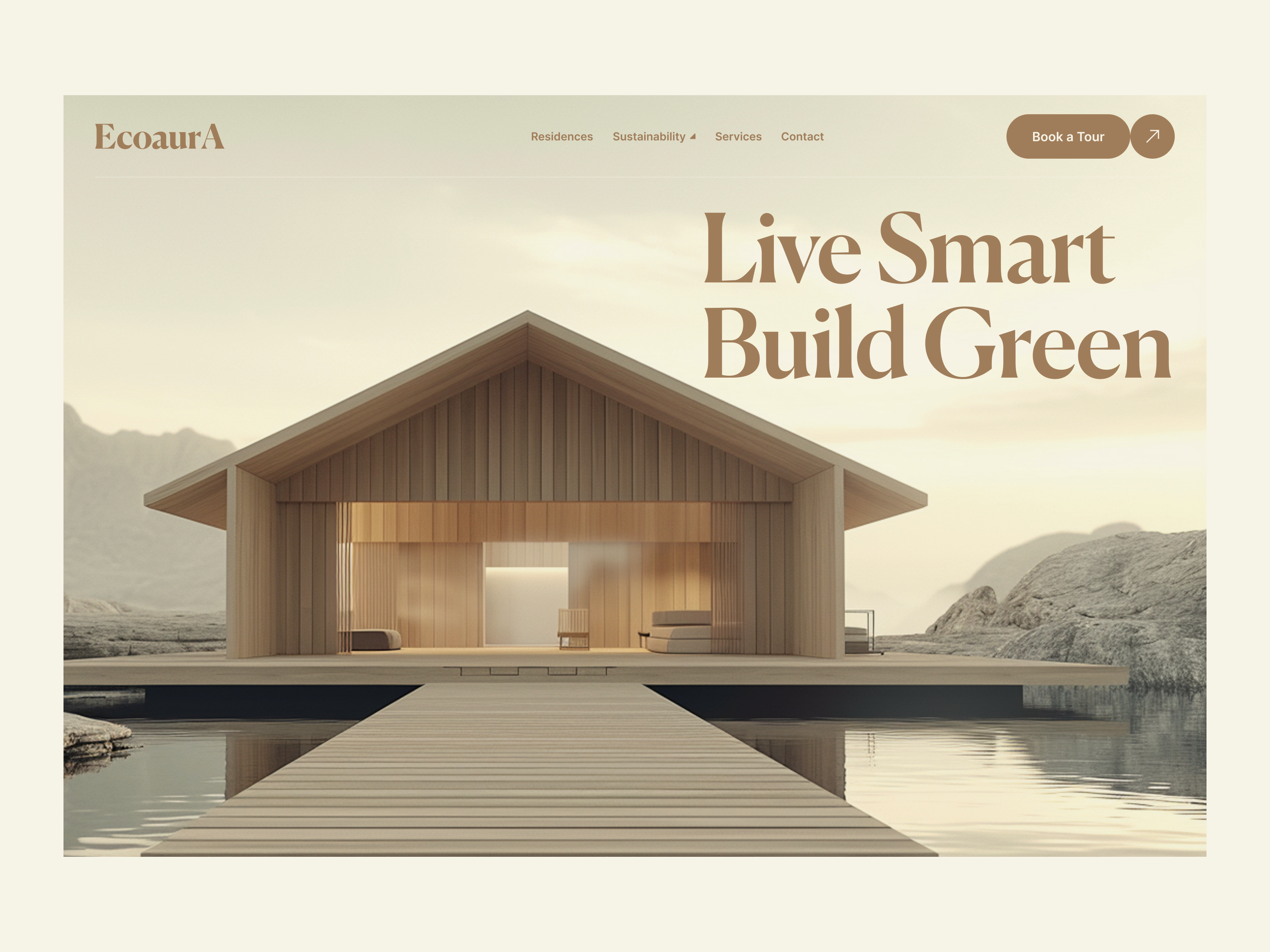 Example of Architecture agency website | Interior Design Studio Web Design