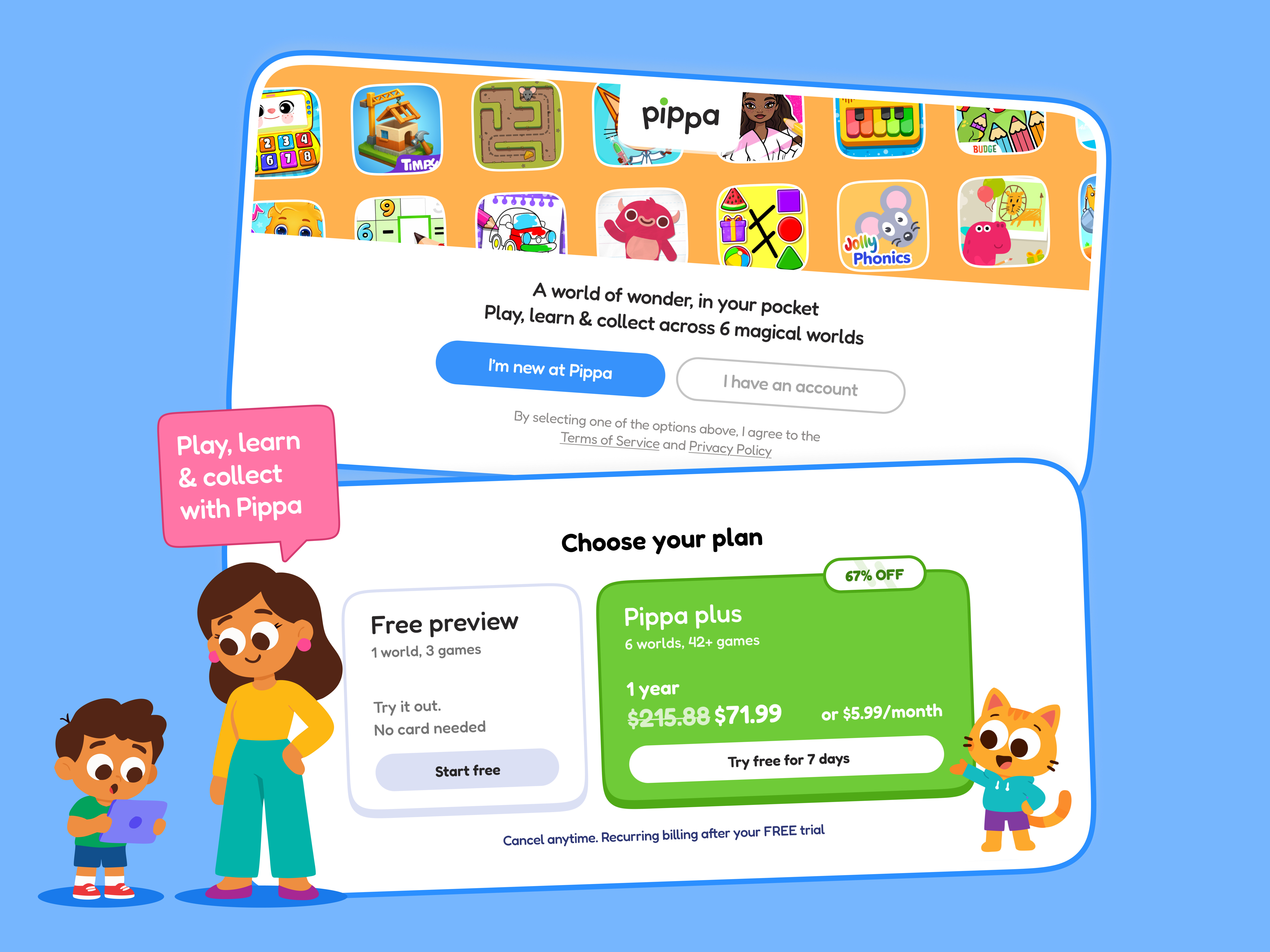 Kids Learning App - Onboarding & Paywall