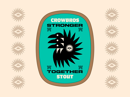 Crowbros beer label