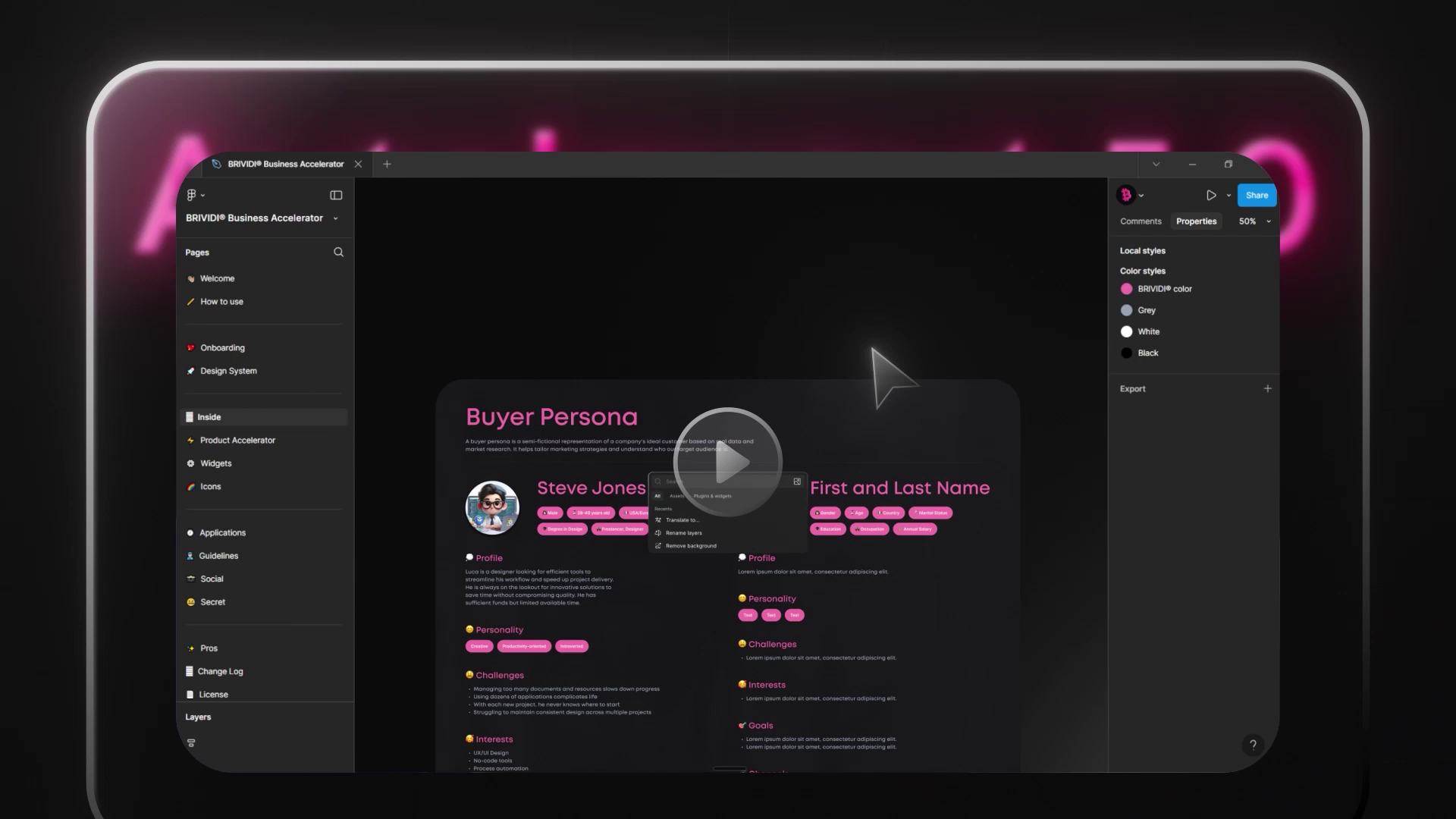 Example of Motion Graphics Showreel