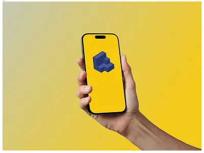 Cube logo design branding cute design flat design graphic design illustration logo mobile procreate ui