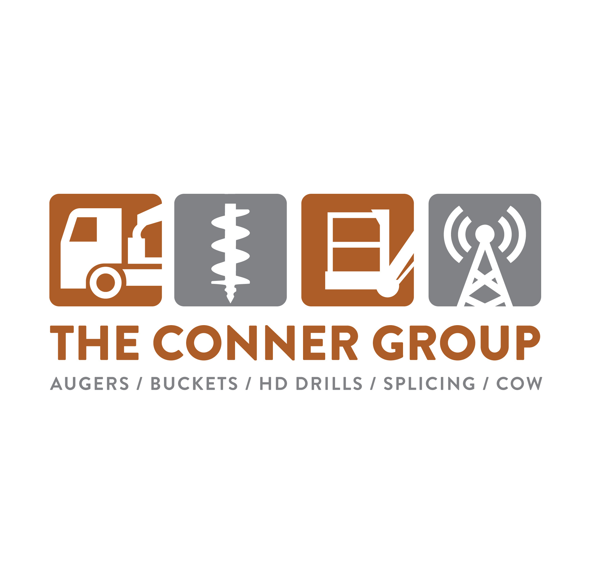 Industrial Logo Design for The Conner Group branding design graphic design logo design marketing design