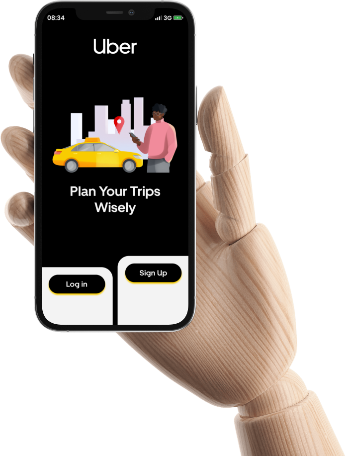 Uber App Signup & Login by Arohan Jindal on Dribbble