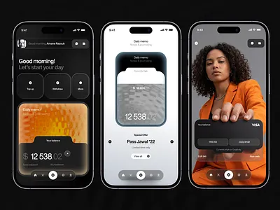 Lifestyle banking app concept app bank concept design fintech graphic design ios mobile ui ux uxui design