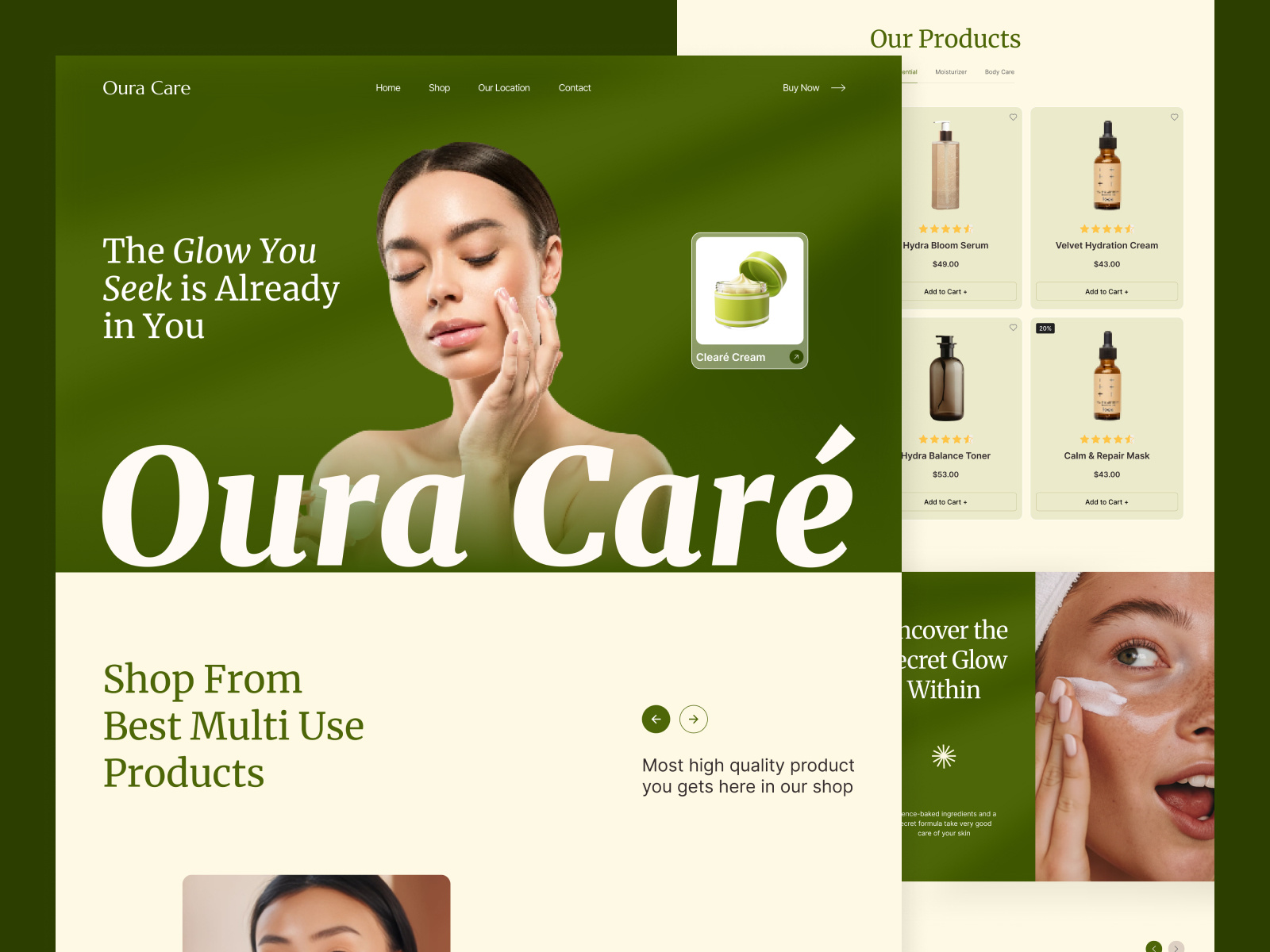 Example of Premium Ecommerce Website Design Figma 