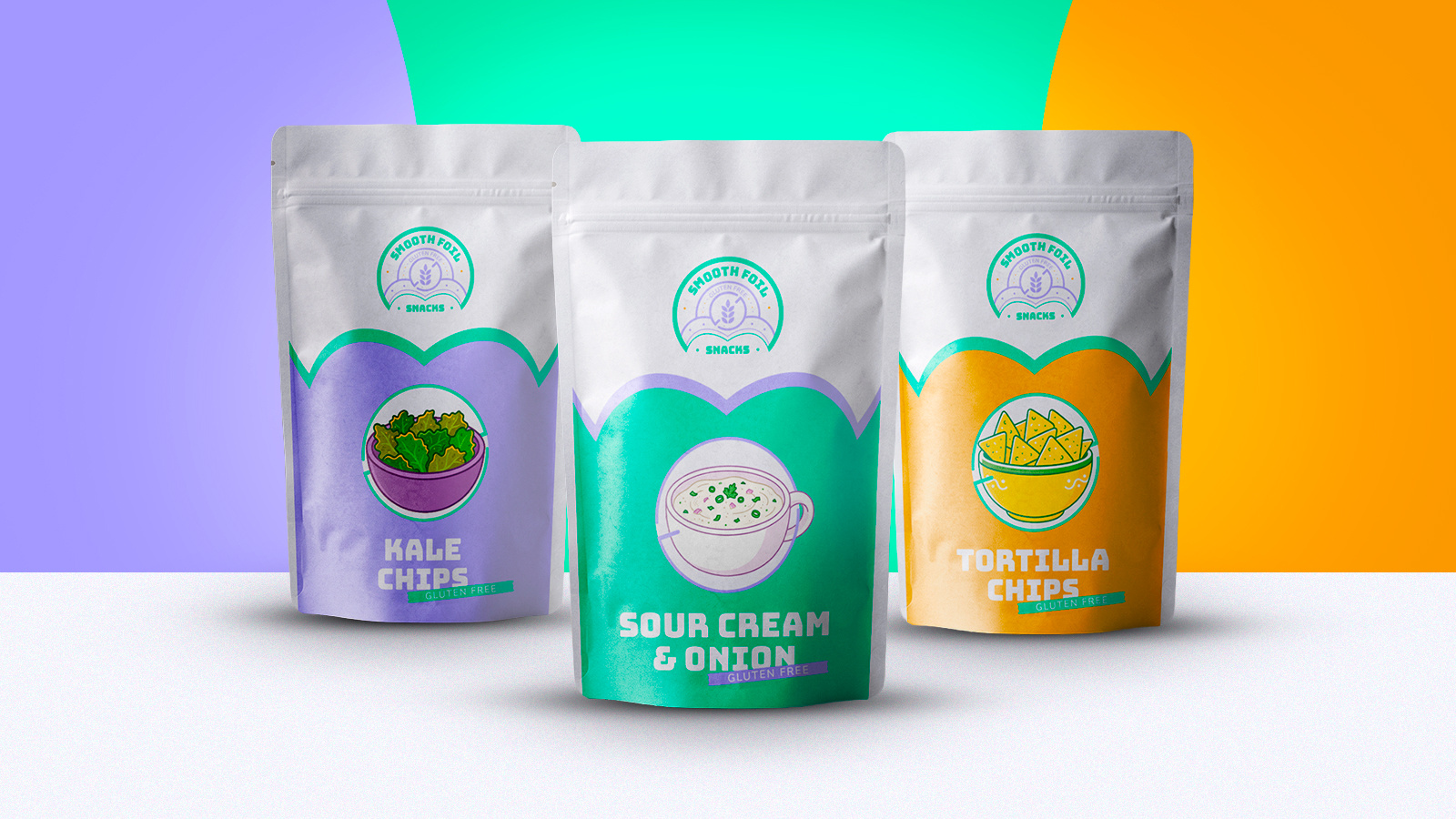 Smooth Foil | Snack Branding brand branding feed food food company graphic design instagram post landing page logo outdoor post product ui