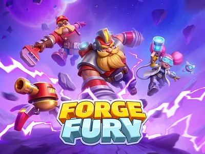 Forge Fury - Mobile Game Characters 2d art 2d characters 2d game art 2dart character character art character concept character creation character design character illustration characterdesign characters concept art conceptart game art game character game characters game development gamedev stylized