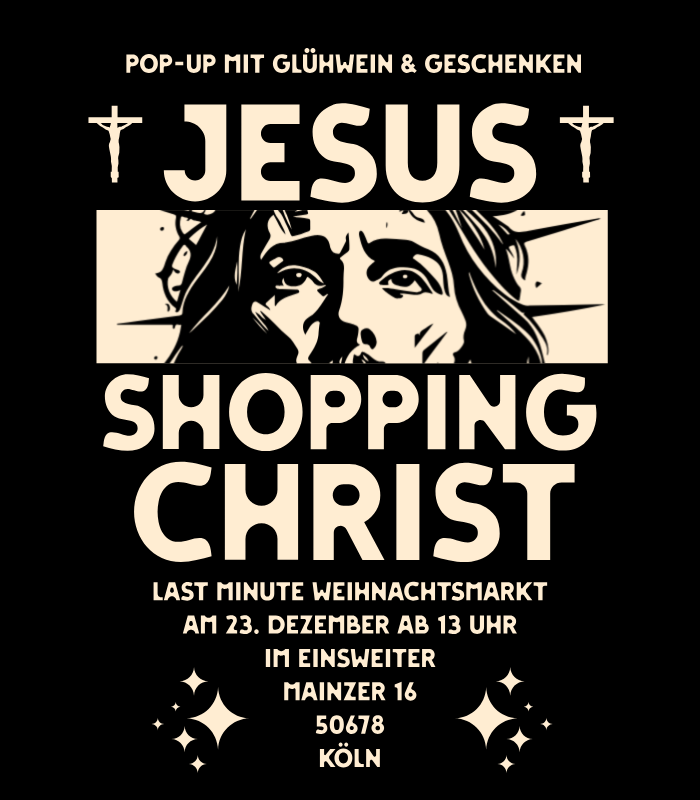 Weihnachtsmarkt einsweiter poster social media