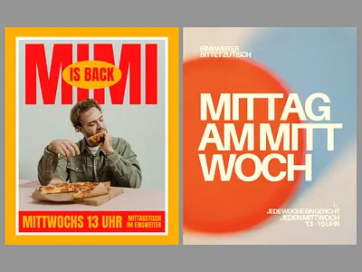 Mittagstisch einsweiter poster social media