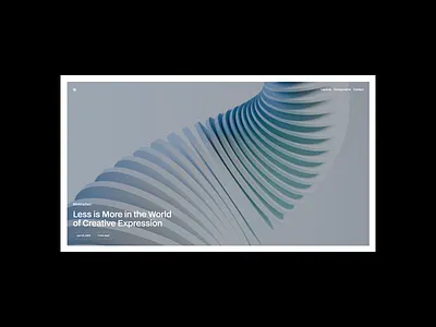 The Blueprint - Blog 04 blog sections component library graphic design minimalism ui web design webflow