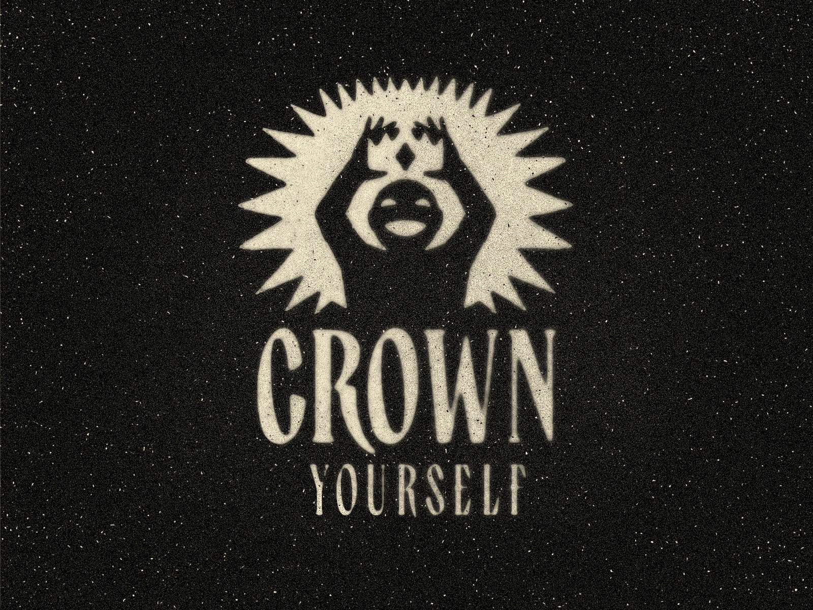Crown Yourself! ✦ Logotype authority branding bright brightness crown ego enlightment graphic design illustration king kingdom logo logodesign logotipo logotype realization self awareness self love sketch yourself