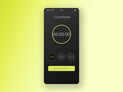 Daily UI Challenge #014 - Countdown Timer countdown timer daily dailyui dailyuichallenge design ui