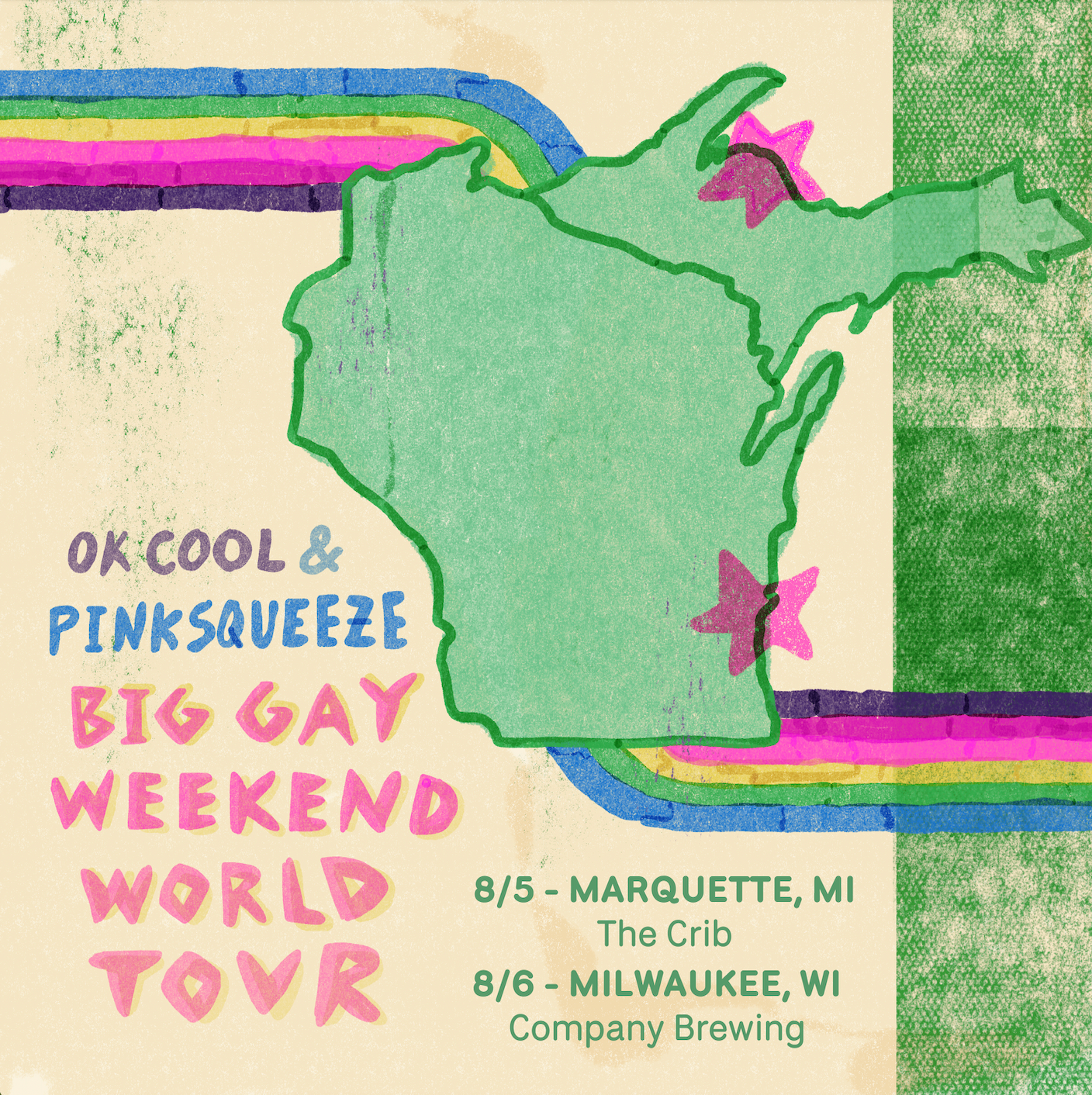 Weekend World Tour - tour poster graphic illustration illustrator music poster tour poster