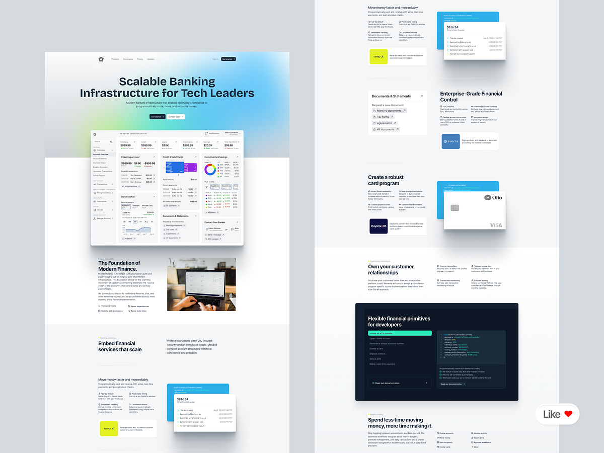 Nexus Finance: Scalable Banking Infrastructure | Landing Page Image 0