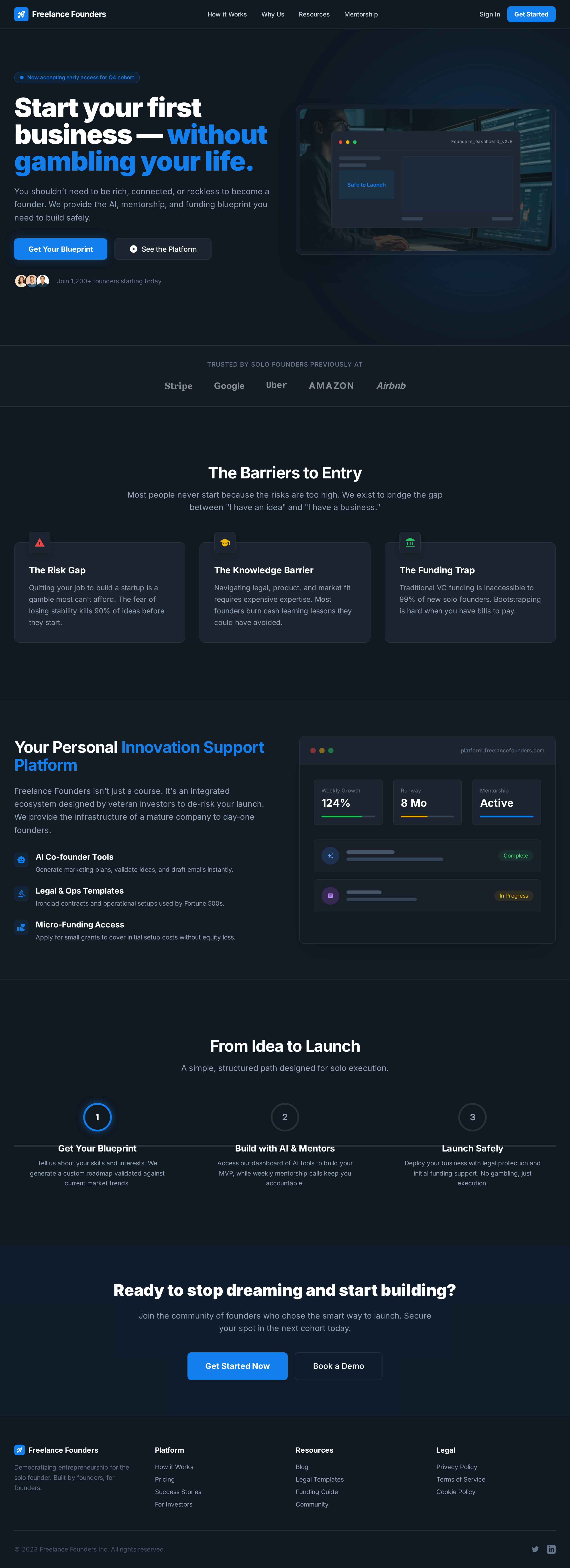 Freelance Founders Web Design founders freenlance webdesign