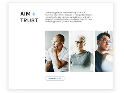 Ballast Interactive Team Carousel animation carousel clean creative design desktop experience home page hover interaction minimal product team ui ui design uiux ux web web design website design