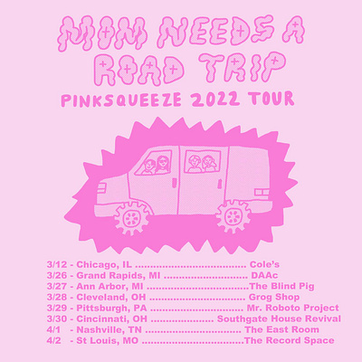 Mom Needs a Road Trip - Tour Poster comic art graphic illustration illustrator music poster tour poster