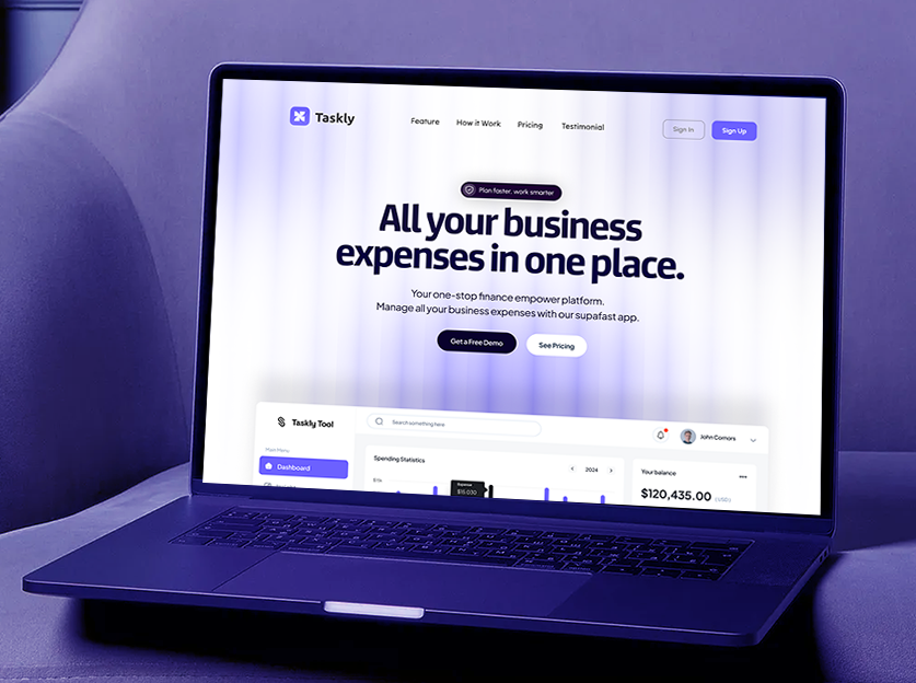 SaaS Website Landing Page app design dashboard design design figma design figma website landing page design ui ui design ui ux design
