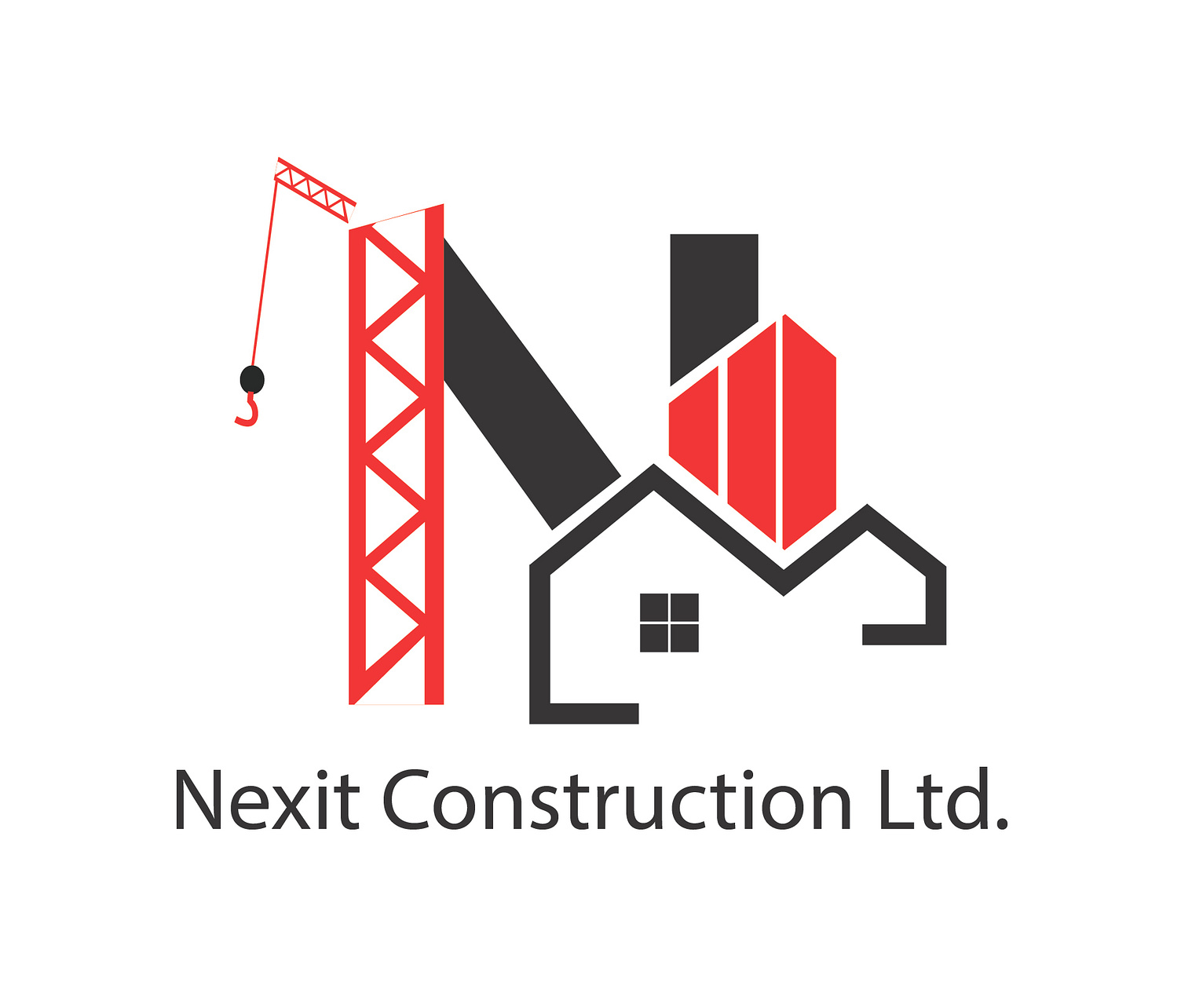 Nexit Construction Logo by Muhammad Abdullah on Dribbble