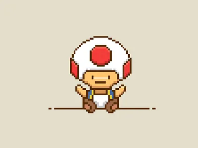 Mario Toad Pixel Art mario toad pixel art pixel person pixel sprites super mario 8 bit super mario 8bit toad mario pixel art toad pixel art