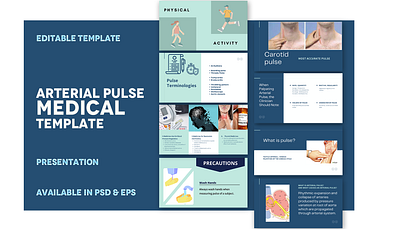Medical Power point Presentation Slides Arterial Pulse
