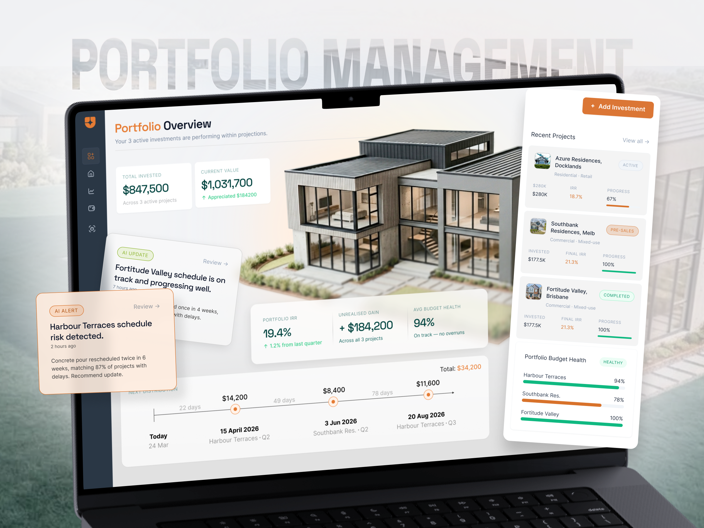 InvestorHub — Real-Time Property Investment Dashboard