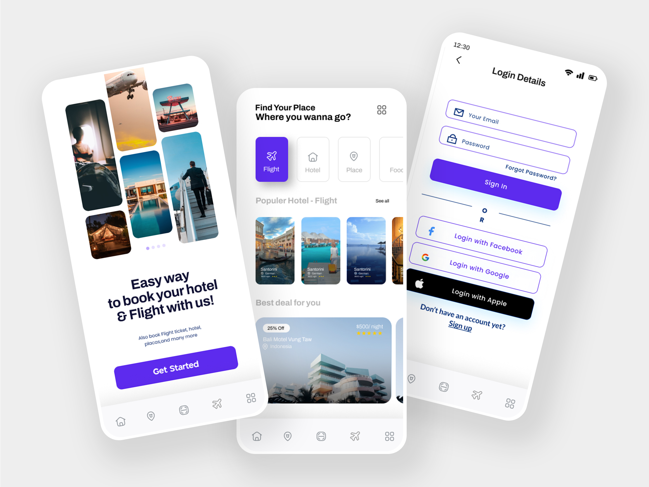 Travel Mobile App Design app design dashboard figma design ui ui design ui ux design web app